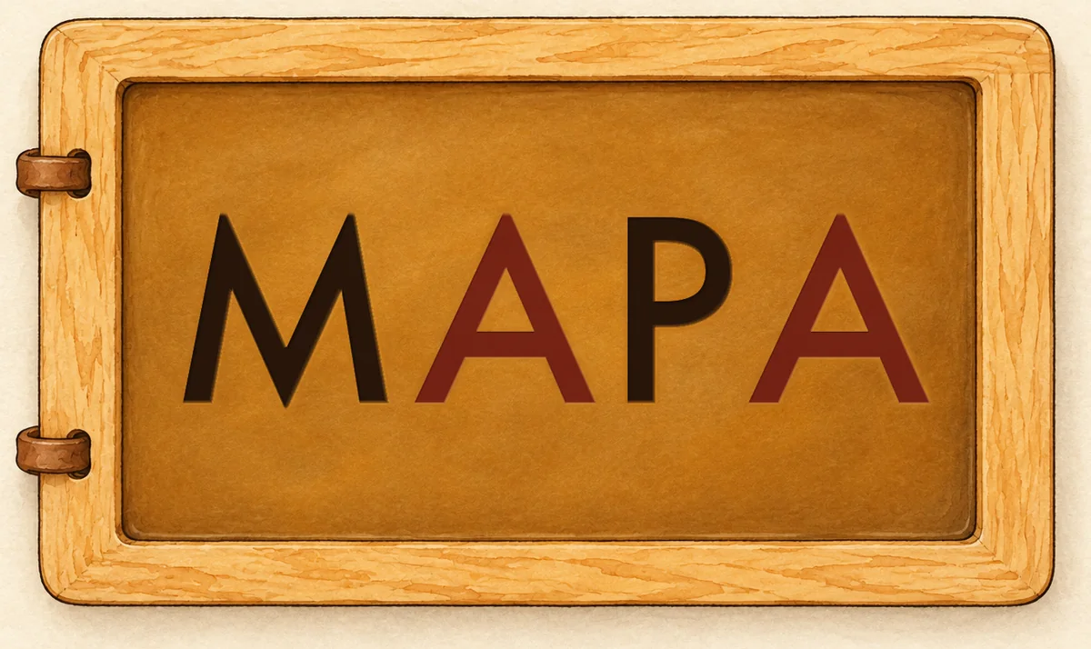 Na tabliczce: MAPA